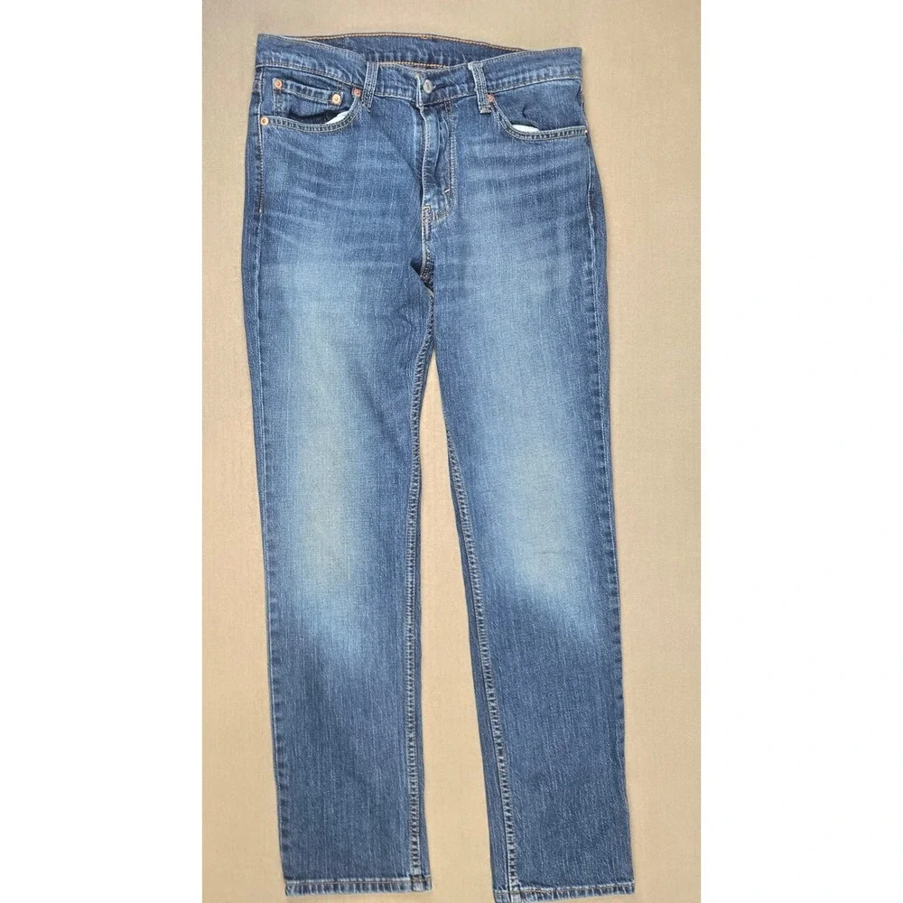 Levi's 511 Slim Fit Mens Jeans Blue Medium Wash Denim W33 L32 04511-5530